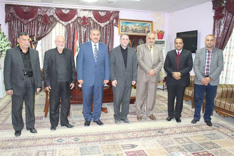 مدير المركز يهنئ السيد رئيس جامعة كربلاء